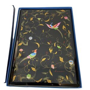 Address Book New Kansai Urushi Japanese Black Kansai Yamamoto Lacquer Floral